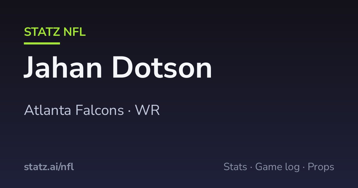Jahan Dotson Game Log: Every Game, Week by Week · Statz NFL